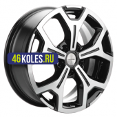 Khomen Wheels 6,5x17/5x108 ET33 D60,1 KHW1710 (Chery Tiggo 7pro) Black-FP