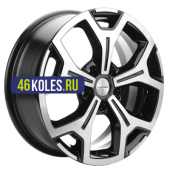 Khomen Wheels 6,5x17/5x114,3 ET37 D66,5 KHW1710 (Jolion) Black-FP
