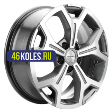 Khomen Wheels 6,5x17/5x120 ET55 D65,1 KHW1710(2) (VW Transporter) Gray-FP