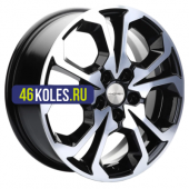 Khomen Wheels 6,5x17/5x108 ET33 D60,1 KHW1711 (Chery/Exeed) Black-FP