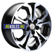 Khomen Wheels 6,5x17/5x114,3 ET50 D64,1 KHW1711 (Haval/Honda) Black-FP