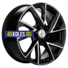 Khomen Wheels 7x17/5x108 ET43 D65,1 KHW1714 (DFM AX 7) Black-FP