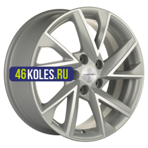 Khomen Wheels 7x17/5x108 ET50 D63,3 KHW1714 (Kuga/Focus) F-Silver-FP