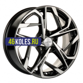 Khomen Wheels 7x17/5x114,3 ET40 D57,1 KHW1716 (Besturn X40) Black-FP
