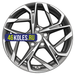 Khomen Wheels 7x17/5x110 ET46 D63,3 KHW1716 (Changan CS35 Plus) Gray-FP