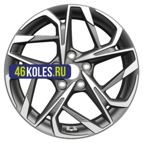 Khomen Wheels 7x17/5x110 ET46 D63,3 KHW1716 (Changan CS35 Plus) Gray-FP