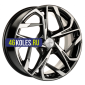 Khomen Wheels 7x17/5x114,3 ET48,5 D67,1 KHW1716 (Sportage) Black-FP