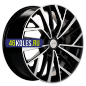 Khomen Wheels 7x17/5x114,3 ET45 D66,1 KHW1717 (Teana/X-trail) Black-FP