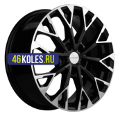Khomen Wheels 7x17/5x114,3 ET47 D66,1 KHW1718 (Nissan Juke F15 [14..20]) Black-FP