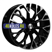 Khomen Wheels 7x17/5x114,3 ET45 D66,1 KHW1718 (Teana/X-Trail) Black-FP