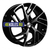 Khomen Wheels 6,5x17/5x114,3 ET40 D64,1 KHW1722 (Haval F7/F7x) Black-FP