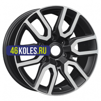 Khomen Wheels 8x17/6x139,7 ET46 D67,1 KHW1723 (Pajero) Black-FP