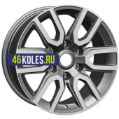 Khomen Wheels 8x17/6x139,7 ET25 D106,1 KHW1723 (LC Prado/Lexus GX) Gray-FP