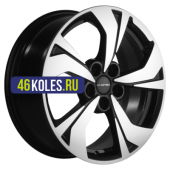 Khomen Wheels 7x17/5x114,3 ET45 D67,1 KHW1724 (FAW Besturn X80) Black-FP