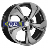 Khomen Wheels 7x17/5x114,3 ET45 D67,1 KHW1724 (FAW Besturn X80) Gray