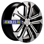 Khomen Wheels 7x18/5x114,3 ET45 D60,1 KHW1803 (Changan/Geely/Lexus/Suzuki/Toyota) Black-FP