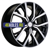 Khomen Wheels 7x18/5x114,3 ET50 D54,1 KHW1806 (Coolray) Black-FP