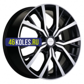 Khomen Wheels 7x18/5x110 ET50 D63,3 KHW1806 (CS35/CS35 Plus) Black-FP