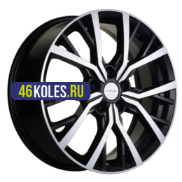 Khomen Wheels 7x18/5x114,3 ET38 D67,1 KHW1806 (Outlander) Black-FP