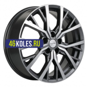 Khomen Wheels 7x18/5x114,3 ET45 D66,1 KHW1806 (Teana/X-trail/Juke) Gray-FP