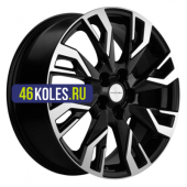 Khomen Wheels 7x18/5x110 ET50 D63,3 KHW1809 (CS35/CS35 Plus) Black-FP