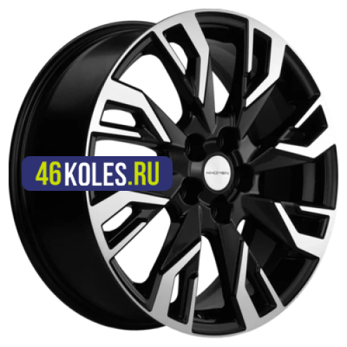 Khomen Wheels 7x18/5x114,3 ET45 D60,1 KHW1809 (Changan/Geely/Lexus/Suzuki/Toyota) Black-FP