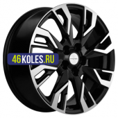 Khomen Wheels 7x18/5x114,3 ET37 D66,5 KHW1809 (Dargo/Jolion) Black-FP