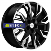 Khomen Wheels 7x18/5x108 ET33 D60,1 KHW1809 (OMODA C5) Black-FP