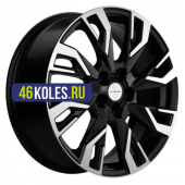 Khomen Wheels 7x18/5x114,3 ET38 D67,1 KHW1809 (Outlander) Black-FP