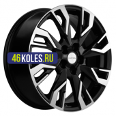 Khomen Wheels 7x18/5x112 ET43 D57,1 KHW1809 (Kodiaq/Tiguan) Black-FP