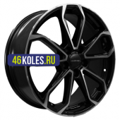 Khomen Wheels 7x18/5x114,3 ET40 D66,1 KHW1816 (Nissan Qashqai) Black-FP