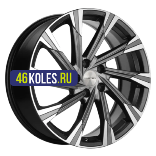 Khomen Wheels 7,5x19/5x108 ET33 D60,1 KHW1901 (Chery Tiggo 7 Pro) Gray-FP