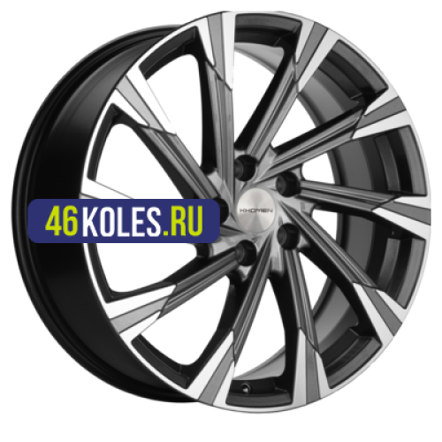 Khomen Wheels 7,5x19/5x108 ET36 D65,1 KHW1901 (Exeed VX/TXL/LX) Gray-FP
