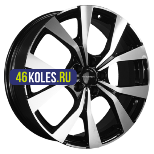 Khomen Wheels 7x19/5x114,3 ET45 D60,1 KHW1906 (Geely Atlas/Atlas Pro) Black-FP