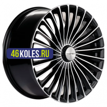 Khomen Wheels 8,5x20/5x112 ET43 D66,6 KHW2008 (Mercedes Front) Black-FP