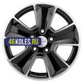 Khomen Wheels 6,5x16/5x114,3 ET50 D67,1 KHW1601 (Huyndai/Kia) Black-FP