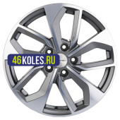Khomen Wheels 7x17/5x114,3 ET45 D60,1 KHW1703 (Changan/Geely/Lexus/Toyota) Gray-FP