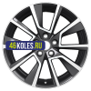 Khomen Wheels 7x18/5x114,3 ET35 D60,1 KHW1802 (Changan/Geely/Lexus/Suzuki/Toyota) Black-FP