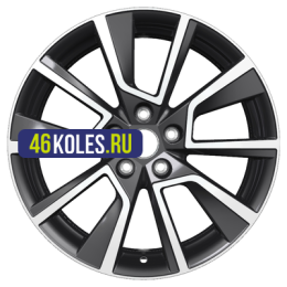 Khomen Wheels 7x18/5x114,3 ET45 D60,1 KHW1802 (Changan/Geely/Lexus/Suzuki/Toyota) Black-FP