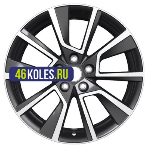 Khomen Wheels 7x18/5x114,3 ET35 D60,1 KHW1802 (Changan/Geely/Lexus/Suzuki/Toyota) Black-FP
