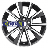 Khomen Wheels 7x18/5x112 ET45 D57,1 KHW1802 (Karoq) Black-FP