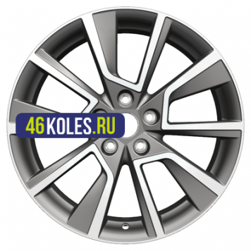 Khomen Wheels 7x18/5x114,3 ET38 D67,1 KHW1802 (Outlander) Gray-FP