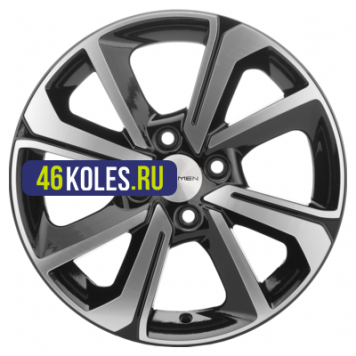 Khomen Wheels 6x15/4x100 ET50 D60,1 KHW1501 (Vesta) Black-FP