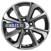 Khomen Wheels 6x15/4x100 ET37 D60,1 KHW1501 (XRay) Black-FP