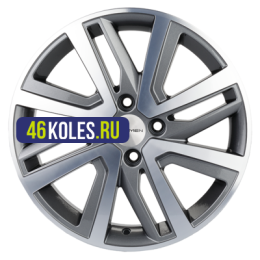 Khomen Wheels 6x16/4x100 ET48 D54,1 KHW1609 (Rio I/Solaris I) Gray-FP