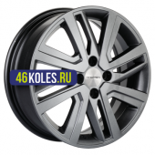 Khomen Wheels 6x16/4x100 ET50 D60,1 KHW1609 (Vesta/Largus) G-Silver