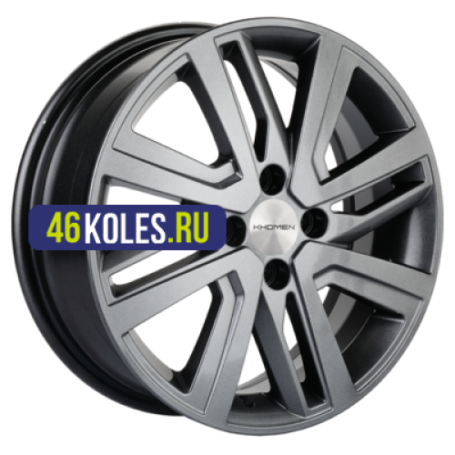Khomen Wheels 6x16/4x100 ET41 D60,1 KHW1609 (XRay) G-Silver