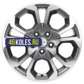 Khomen Wheels 6,5x17/5x114,3 ET50 D66,1 KHW1711 (Arkana/Kaptur) Gray-FP