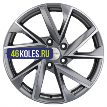 Khomen Wheels 7x17/5x114,3 ET45 D67,1 KHW1714 (CX-5/i40/X-Trail) Gray-FP