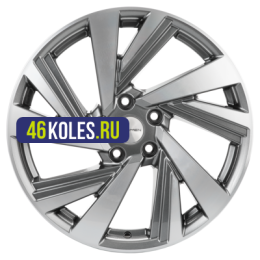 Khomen Wheels 7,5x18/5x114,3 ET45 D66,1 KHW1801 (Teana/X-trail) Gray-FP
